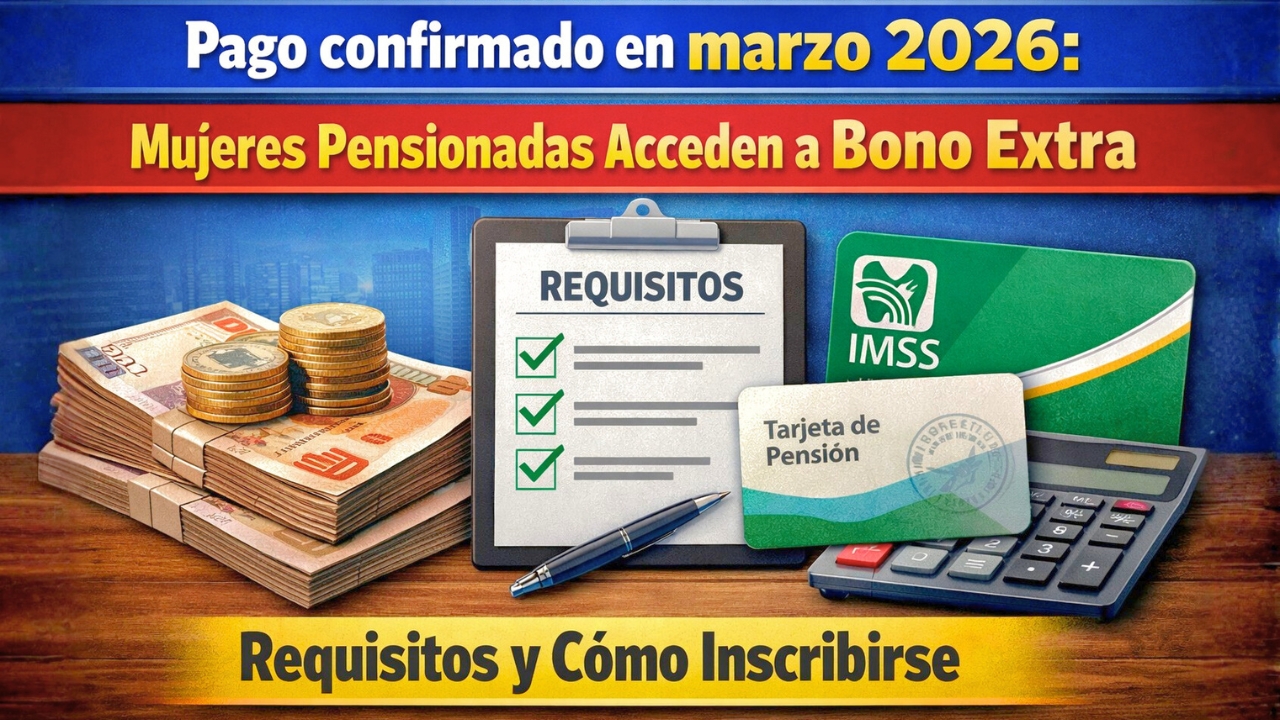 Pago confirmado en marzo 2026: mujeres pensionadas acceden a bono extra, requisitos y cómo inscribirse
