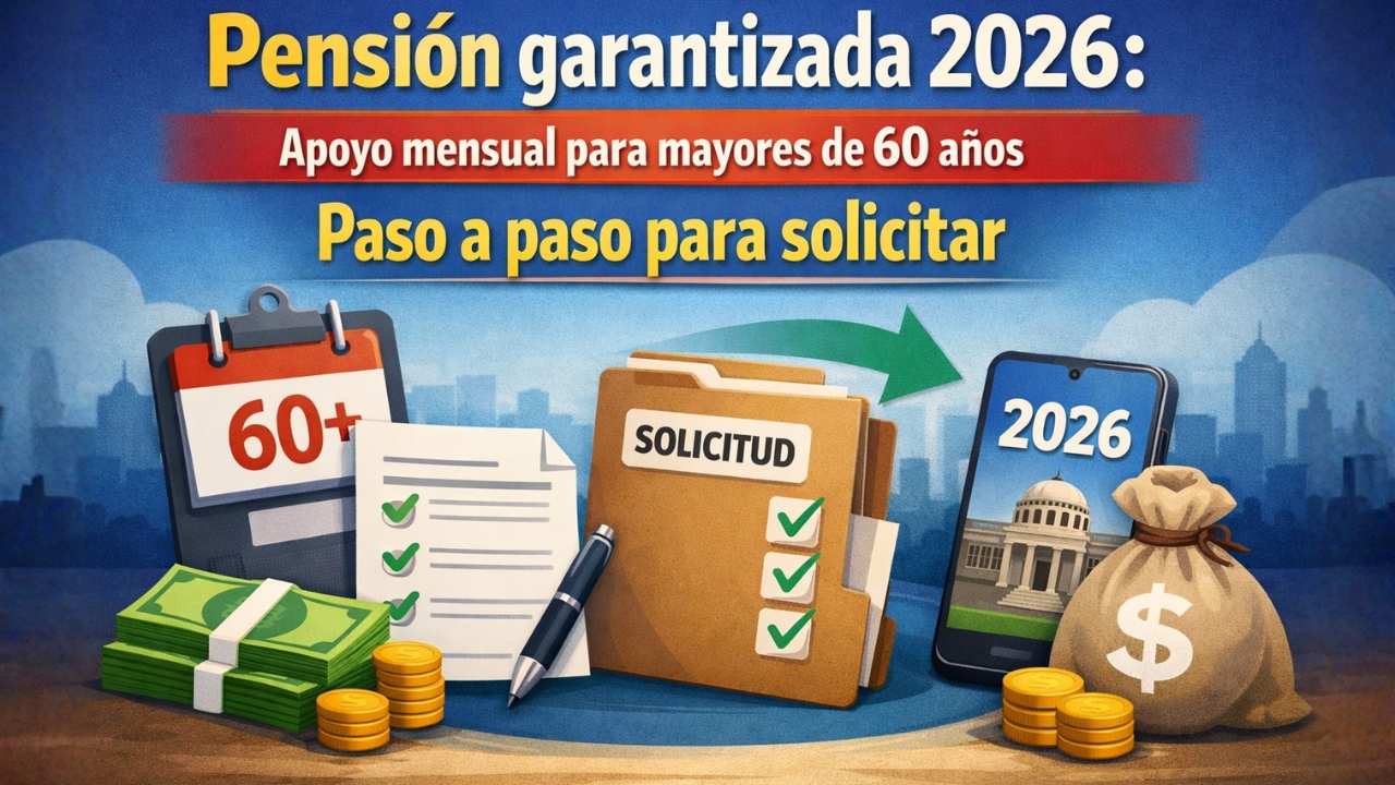 Pensión garantizada 2026: apoyo mensual para mayores de 60 años, paso a paso para solicitar